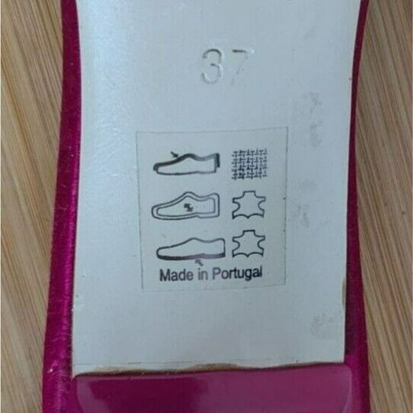 Luis Onofre Satin Bow Heels 6.5 Green Pink Jewel Slip On Designer Sandals Shoes - Picture 7 of 7